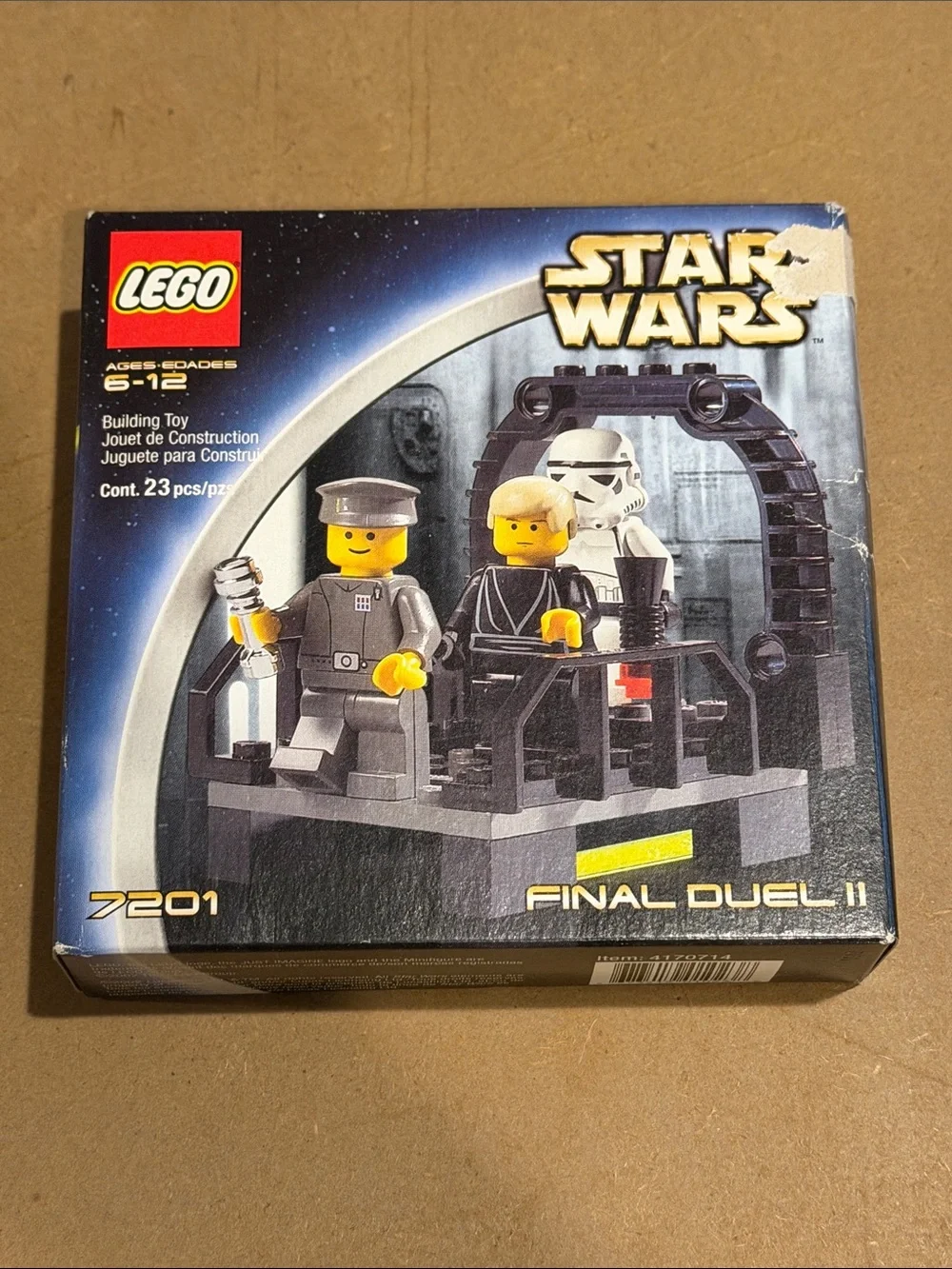 LEGO Star Wars Final Duel II-Unopened. Box is creased. Small tear on box. Photos